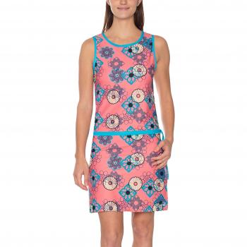 iQ-UV Women's 230 Protective Tunic Vestido de Playa - Coral, X-Large/Talla 44