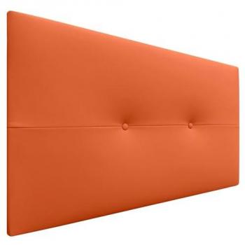 Cabecero Tapizado de Polipiel AQUALINE Pro 90x50cm para Camas 80/90 - Naranja