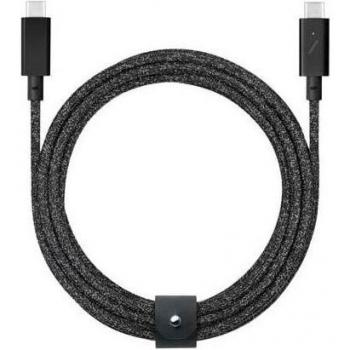 Cable USB-C a USB-C Native Union Eco Belt 2,4 m 240W Negro