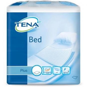 TENA CAMA PLUS 60X40CM 40PZ - Funda Protectora para Cama, tamaño 60x40 cm, paquete de 40 unidades