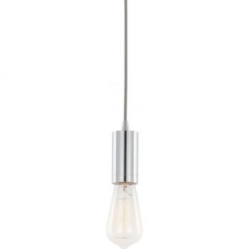 Portalámparas Colgantes Modernos Cromo 1 Luz E27 - Italux