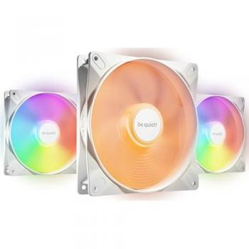 Ventiladores be quiet! Light Wings LX 140mm PWM de alta velocidad, Pack Triple Blanco