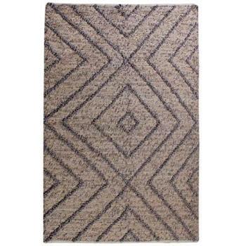 Alfombra de yute gris Worgan 230 x 160 cm