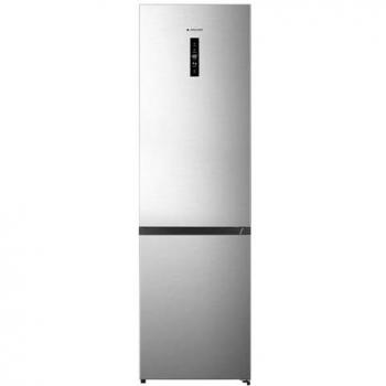 Frigorífico Combi No Frost 200cm x 59,5cm Clase E Aspes AC2601ENFDX 336 L con Display LCD y LED táctil Inox