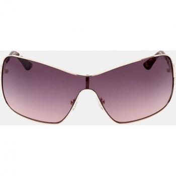 Guess Women's Gold Metal Frame Sunglasses with Gradient Smoke Lens