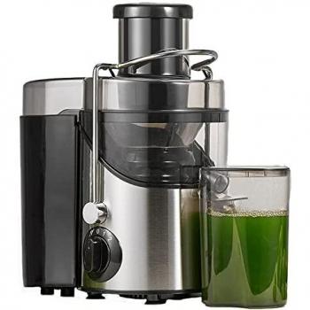65MM Licuadoras para Verduras y Frutas de Acero Inoxidable, 3 Modos de Velocidad, Fácil de Limpiar, Licuadora Exprimidor Zumo con Motor Silencioso, Deseño de Seguridad