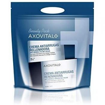 Axovital - Pack Antiarrugas Crema de Día SPF15 + Crema de Noche - 2 x 50 ml