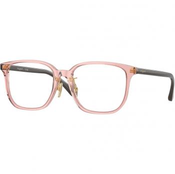 Vogue Eyewear VO5550D Asian Fit 2828 Women's Eyeglasses Pink Size 55 (Frame Only) - Blue Light Block Available