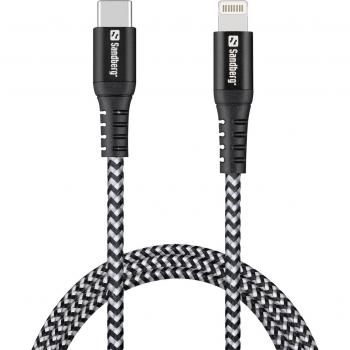 Cable USB-C a Lightning Sandberg Survivor 1M con carga PD