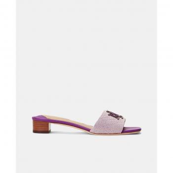 Sandalias de mujer tipo pala con logo y tacón bloque Lauren Ralph Lauren Fay