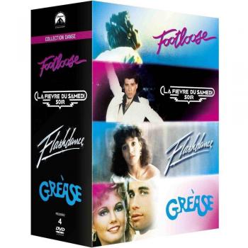 Paramount Collection Danse : Footloose + La fièvre du samedi soir + Flashdance + Grease [Francia] [DVD]