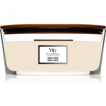 Vela Perfumada Vanilla Musk con Mecha de Madera Hearthwick 453,6 g - Aromas, ligero y liviano, con notas de sal rosa, flores blancas y leche de coco