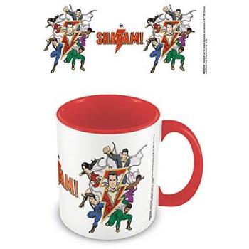 Taza Interior Roja El Poder de la Amistad Shazam