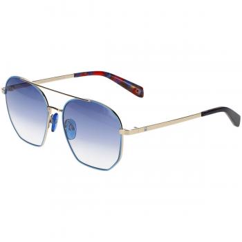 United Colors of Benetton 7032 679 Anteojos de Sol para Mujer Azules 55