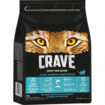Crave Adult con salmón y pescado blanco para gatos - 2,8 kg