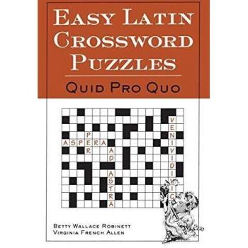 Easy Latin Crossword Puzzles