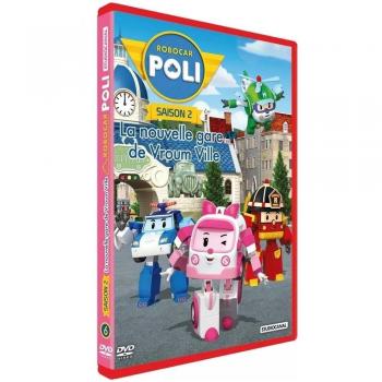 Robocar Poli - Saison 2 - 6 - La nouvelle gare de Vroum Ville [Italia] [DVD]