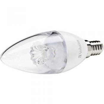 Verbatim Bombilla LED E14, 3.1 W, Blanco