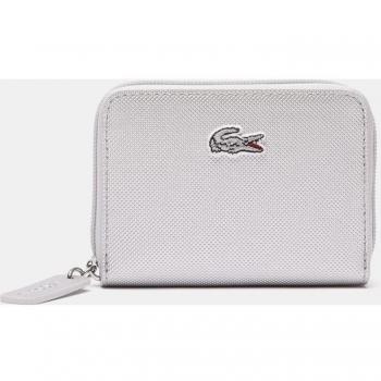 Lacoste L.12.12 Concept Zip Wallet Silver