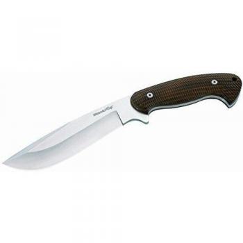 Fox Gürtelmesser Black Fox - Cuchillo de hoja fija, color marrón