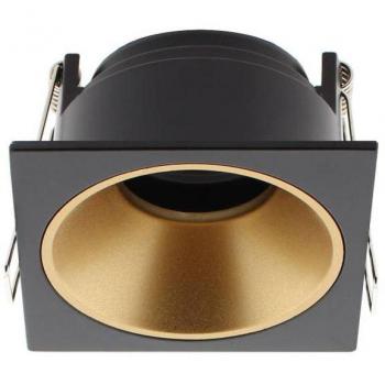 Downlight LED MOS UGR17 Square 7W Negro/Dorado Blanco Cálido