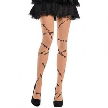 amscan- Medias Cosidas para Halloween, 1 Unidad, Talla única