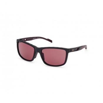 Adidas Matte Black/Bordeaux Sport Sunglasses with KOLOR UP Lens