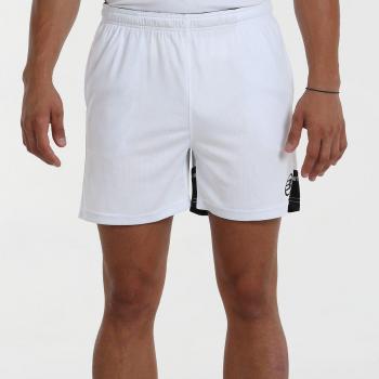 Short Bullpadel Orzar Blanco para hombre - Pantalón corto de pádel con diseño elegante