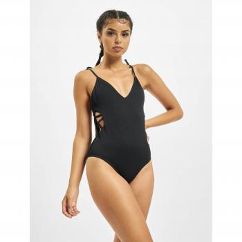 Maillot de Baño Ribeteado Urban Classics para Mujer - Negro, Talla XL