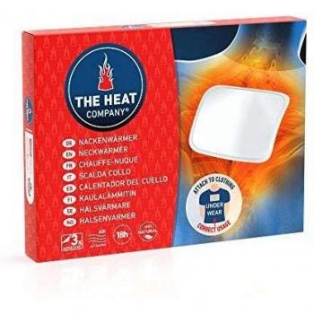 THE HEAT COMPANY Calentador del Cuello - 3 piezas - EXTRA CÁLIDO - adhesivo - Calentador Cuerpo - 18 horas de calor acogedor - calor instantáneo - activado por aire - puro natural