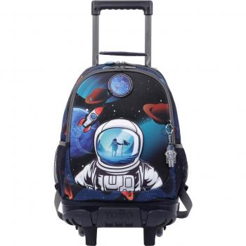 Mochila Escolar con Ruedas Totto Rue Bomper Astronauta 3CTS