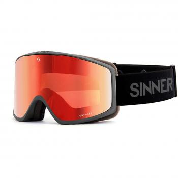 Sinner Sin Valley Men's Grey Ski Goggles and Sunglasses Set