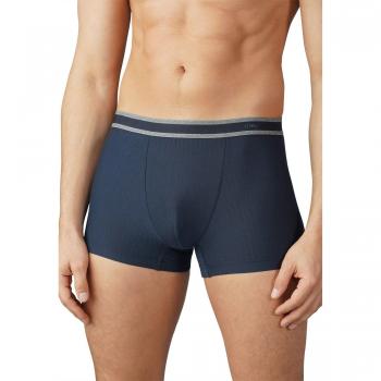 Mey Unlimited Men's Boxer Shorts - Dark Blue Cotton, XXL