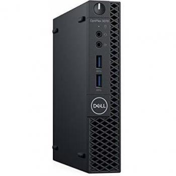 Dell OPTIPLEX 3070 MFF I3 W10P 4/500 1Y - Ordenador de Sobremesa, Color Negro