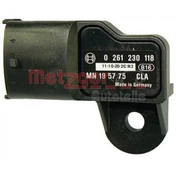 Sensor de presión del colector de admisión Metzger 0906105 para Mitsubishi Colt, Lancer y Smart Forfour