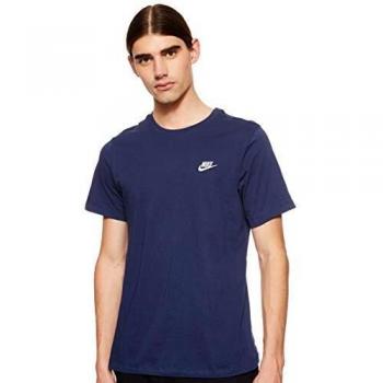Nike Sportswear Club T-Shirt Men, Dark Blue, Size S