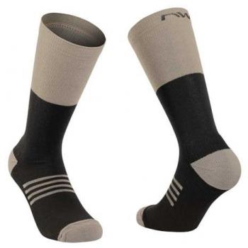 Calcetines Largos Northwave Extreme Pro High Negro Marrón Claro - M
