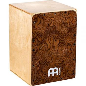 Meinl JC50BW Burl Wood Jam Cajon with Fixed Snare