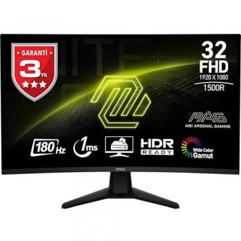 Monitor Gaming MSI MAG 32C6 Curvo 31.5 Full HD 180Hz Negro