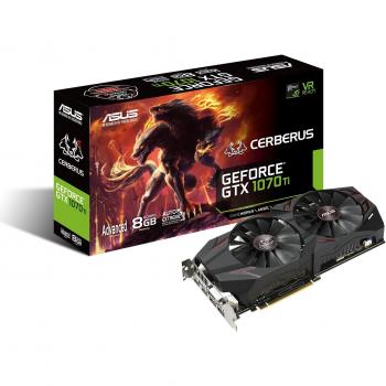 ASUS Cerberus GeForce GTX 1070 Ti GeForce GTX 1070 Ti 8GB GDDR5 - Tarjeta gráfica