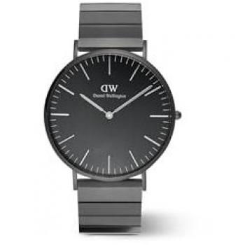 Reloj Hombre Daniel Wellington Classic Piano Link Onyx Unitone 40mm Negro