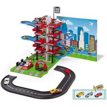 AVC - Set Parking con 4 Niveles de Altura, una Pista Ovalada y Coches
