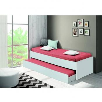 Cama Nido Juvenil Miroytengo con Cajón en Color Blanco o Roble Cambrian 90x190 cm