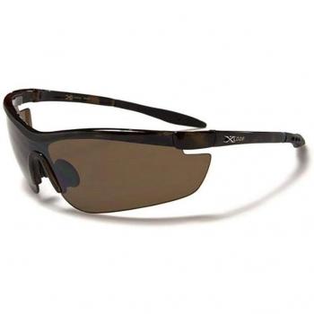 X-Loop X3550 - Gafas de ciclismo, color negro y marron, talla Talla única