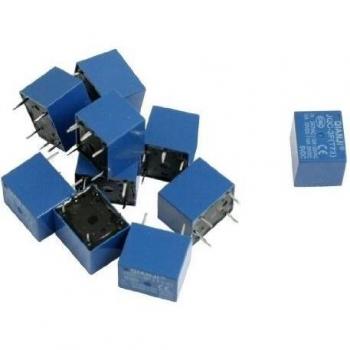 10 Piezas DC 5V Bobina 7A 240VAC 10A 125VAC/28VDC 5 Rodillo SPST Power Relé JQC-3F