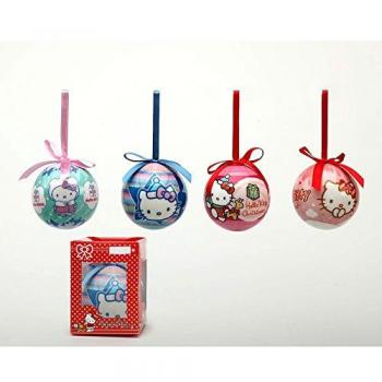 Hello Kitty C/A Bola Navidad 10CM C/Lazo 4SU