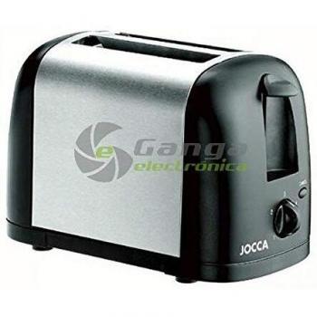 TOSTADOR DE PAN JOCCA 5457 NEGRO/PLATA - 600-700W - 5 POSICIONES DE TOSTADO - FUNCIÓN CANCELAR - PIES ANTIDESLIZANTES
