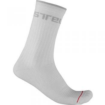 Calcetines Castelli Distanza 20 blanco - XXL, Calcetines Castelli Distanza 20 Gris, Castelli DISTANZA 20 Sock Socks, Hombre, Blanco, XXL