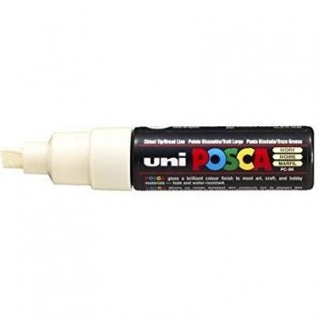 Uni Posca PC-8K Metallic Ivory Broad Chisel Tip Paint Marker