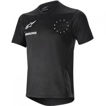 Maillot Alpinestars Alps Topo manga corta negro - XL, camiseta de ciclismo para hombre, color negro, talla XL, unisex adulto